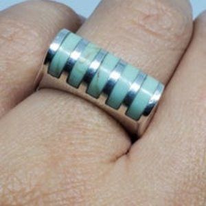 Real .925 Sterling Silver Dome Ring